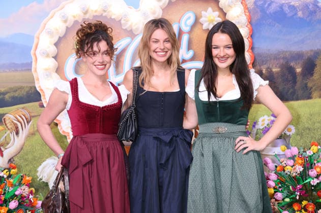 Riccarda Greco, Selma May und Nele Ludowig Roeffen bei der Ankunft zur RTL TV-Show HeidiFest by Heidi Klum im Hofbräuhaus. München, 17.09.2026