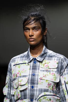 LFW - Ksenia Schnaider Runway A model walks the runway at the Ksenia Schnaider show during London Fashion Week September 2026 at The Strand in London, England on September 17, 2026. Photo by LounisPhotography ABACAPRESS.COM London United Kingdom  Copyright: xLounisPhotography ABACAx