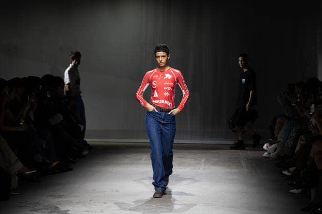 LFW - Ksenia Schnaider Runway A model walks the runway at the Ksenia Schnaider show during London Fashion Week September 2026 at The Strand in London, England on September 17, 2026. Photo by LounisPhotography ABACAPRESS.COM London United Kingdom  Copyright: xLounisPhotography ABACAx