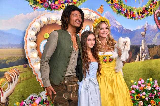 Heidi Klum mit Tochter Leni Klum und Sohn Henry Samuel 2. HeidiFest by Heidi Klum Pre-Oktoberfest-Event RTL Hofbräuhaus München 17. Sept. 2026