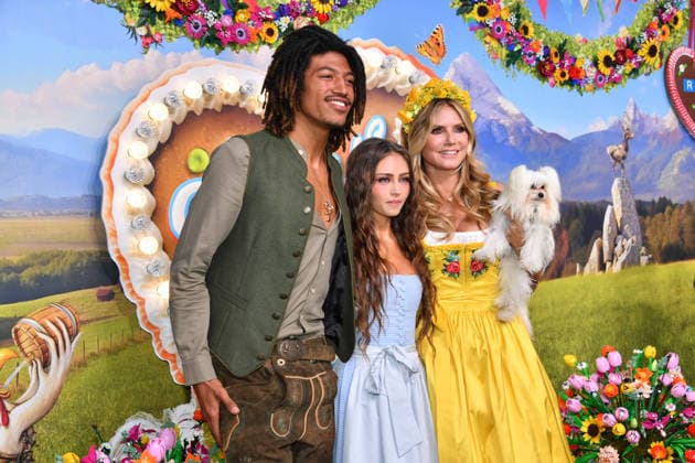 Heidi Klum mit Tochter Leni Klum und Sohn Henry Samuel 2. HeidiFest by Heidi Klum Pre-Oktoberfest-Event RTL Hofbräuhaus München 17. Sept. 2026