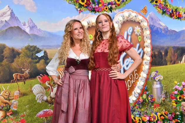 Katja Burkard und Barbara Meier 2. HeidiFest by Heidi Klum Pre-Oktoberfest-Event RTL Hofbräuhaus München 17. Sept. 2026