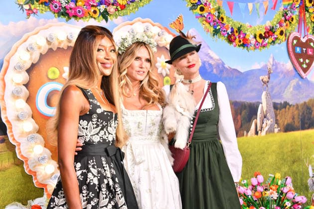 Naomi Campbell, Heidi Klum und Katja Auermann 2. HeidiFest by Heidi Klum Pre-Oktoberfest-Event RTL Hofbräuhaus München 17. Sept. 2026