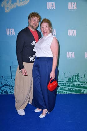 Knud Riepen und Gisa Flake bei dem UFA Back Empfang im BE.YOND OFFICE in Berlin am 17.09.2026