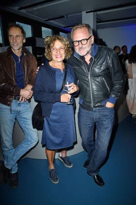 Adriana Altaras und Samuel Finzi bei dem UFA Back Empfang im BE.YOND OFFICE in Berlin am 17.09.2026