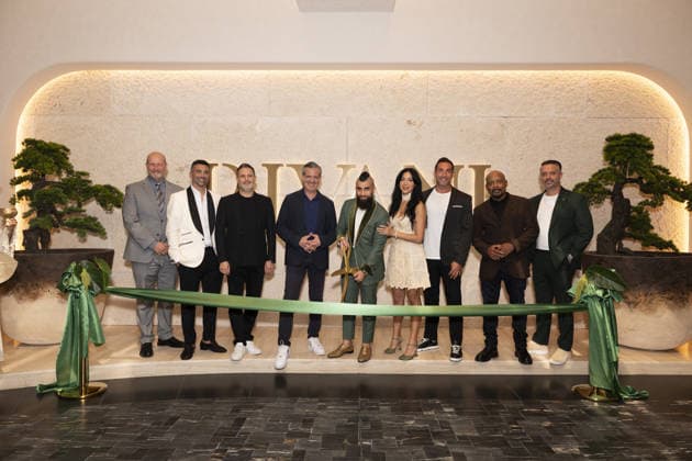Celebrities attend the Rivani Grand Opening in Miami Featuring: Eric Carpenter, John Terzian, Brian Toll, Steven Meiner, Robert Rivani, Krystal Rivani, Joseph Magazine, Daymond John & Patrick Khoury Where: Miami, Florida, United States When: 17 Sep 2026 Credit: Seth Browarnik INSTARimages EDITORIAL USE ONLY. NOT FOR USE BY NEWSPAPERS BASED IN THE UK. Copyright: xx instar56031892