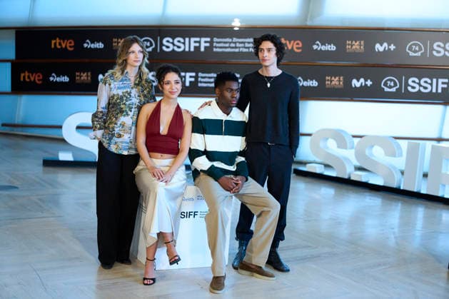 74th San Sebastian International Film Festival: Geister Photocall Eren M. Güvercin, Mariam Dawoud, Carlotta von Falkenhayn, Gabriel-Winner Amorin attended Geister Photocall during 74th San Sebastian International Film Festival at Kursaal Palace on September 18, 2026 in Donostia San Sebastian, Spain Photo by IMAGO MPG Donostia San Sebastian Kursaal Palace Euskadi Spain  Copyright: xMPGx