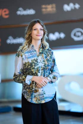 September 18, 2026, Madrid, Madrid, Spain: Carlotta von Falkenhayn attended Geister Photocall during 74th San Sebastian International Film Festival at Kursaal Palace on September 18, 2026 in Donostia San Sebastian, Spain Madrid Spain - ZUMAg15_ 20260918_zaf_g15_035 Copyright: xJackxAbuinx