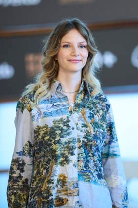September 18, 2026, Madrid, Madrid, Spain: Carlotta von Falkenhayn attended Geister Photocall during 74th San Sebastian International Film Festival at Kursaal Palace on September 18, 2026 in Donostia San Sebastian, Spain Madrid Spain - ZUMAg15_ 20260918_zaf_g15_036 Copyright: xJackxAbuinx