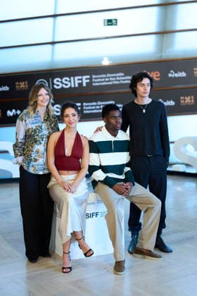 September 18, 2026, Madrid, Madrid, Spain: Eren M. GoÂ¼vercin, Mariam Dawoud, Carlotta von Falkenhayn, Gabriel-Winner Amorin attended Geister Photocall during 74th San Sebastian International Film Festival at Kursaal Palace on September 18, 2026 in Donostia San Sebastian, Spain Madrid Spain - ZUMAg15_ 20260918_zaf_g15_042 Copyright: xJackxAbuinx