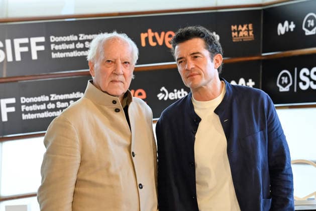 Werner Herzog Receives the Donostia Award at the San Sebastián Film Festival Director, screenwriter, producer, and actor Werner Herzog (left), accompanied by actor Orlando Bloom (right), poses for the media before receiving the Donostia Award at the Kursaal on September 18, 2026, in San Sebastián, Guipúzcoa, Basque Country, Spain. Director, screenwriter, producer, and actor Werner Herzog will receive the Donostia Award in recognition of his career during the opening gala of the San Sebastián Film Festival, which will take place from September 18 to 26 for its 74th edition. The Festival’s highest honorary distinction for the German filmmaker will be accompanied by a screening of his new feature film, ‘Bucking Fastard,’ which competed at the Copyright: xArnaitzxRubiox 7783883