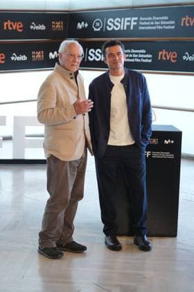 Actor Orlando Bloom and Director Werner Herzog at photocall film Bucking Fastard during the 74nd San Sebastian Film Festival in San Sebastian, Spain, on Wednesday , 18 September, 2026. Cordon Press 