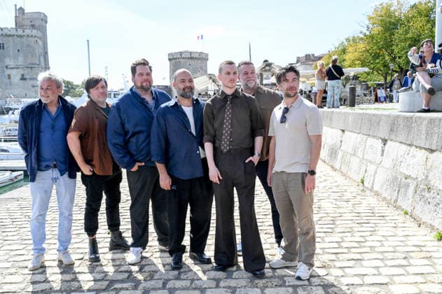 La Rochelle TV Fiction Festival 2026 Photocall September 18, 8th La Rochelle TV Fiction Festival 28th edition of the La Rochelle TV Fiction Festival Photocall for Angle morts Guillaume Cyr, Pier Luc Funk, Mani Soleymanlou 459756 September 18, 2026 France  Copyright: xBarbaraxNeymanx xStarfacex STAR_459756_130