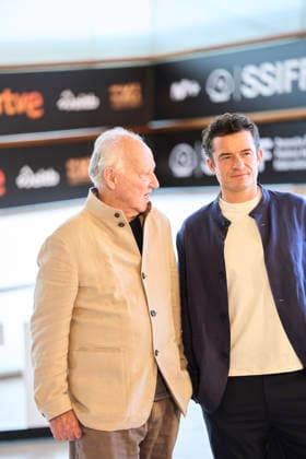 September 18, 2026, Madrid, Madrid, Spain: Orlando Bloom, Werner Herzog attended Bucking Fastard Photocall during 74th San Sebastian International Film Festival at Kursaal Palace on September 18, 2026 in Donostia San Sebastian, Spain Madrid Spain - ZUMAg15_ 20260918_zaf_g15_075 Copyright: xJackxAbuinx