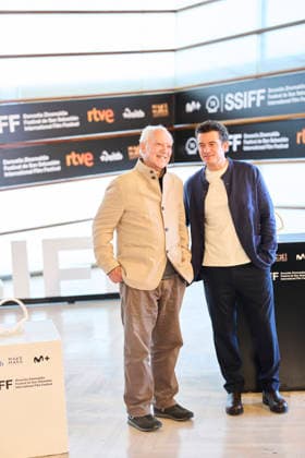 September 18, 2026, Madrid, Madrid, Spain: Orlando Bloom, Werner Herzog attended Bucking Fastard Photocall during 74th San Sebastian International Film Festival at Kursaal Palace on September 18, 2026 in Donostia San Sebastian, Spain Madrid Spain - ZUMAg15_ 20260918_zaf_g15_076 Copyright: xJackxAbuinx