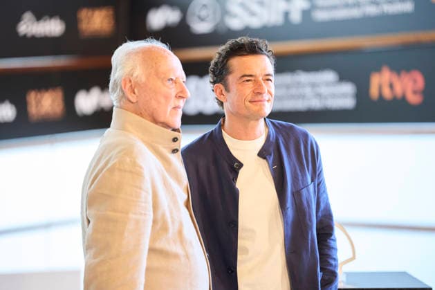 September 18, 2026, Madrid, Madrid, Spain: Orlando Bloom, Werner Herzog attended Bucking Fastard Photocall during 74th San Sebastian International Film Festival at Kursaal Palace on September 18, 2026 in Donostia San Sebastian, Spain Madrid Spain - ZUMAg15_ 20260918_zaf_g15_066 Copyright: xJackxAbuinx