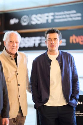 September 18, 2026, Madrid, Madrid, Spain: Orlando Bloom, Werner Herzog attended Bucking Fastard Photocall during 74th San Sebastian International Film Festival at Kursaal Palace on September 18, 2026 in Donostia San Sebastian, Spain Madrid Spain - ZUMAg15_ 20260918_zaf_g15_054 Copyright: xJackxAbuinx