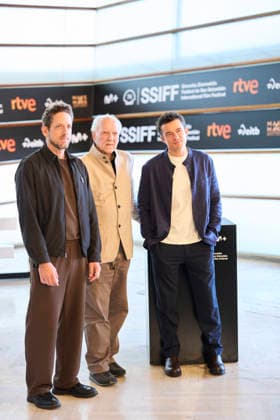 74th San Sebastian International Film Festival: Bucking Fastard Photocall Orlando Bloom, Ariel Leon Isacovitch, Werner Herzog attended Bucking Fastard Photocall during 74th San Sebastian International Film Festival at Kursaal Palace on September 18, 2026 in Donostia San Sebastian, Spain Photo by ABACAPRESS.COM San Sebastian Euskadi Spain  Copyright: xABACAx