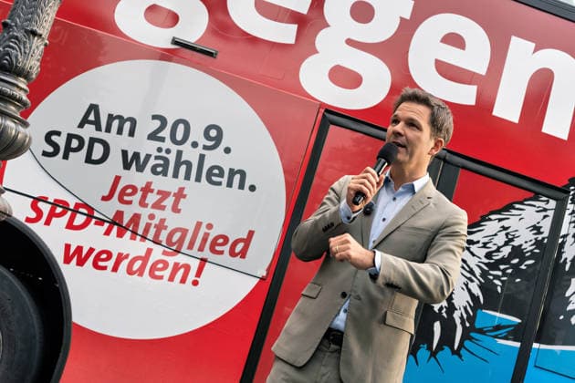 Berlin,18.09.2026, Wahlkampfabschluss der Berliner SPD mit Steffen Krach zur bevorstehenden Wahl zum Abgeordnetenhaus am 20.09.2026 am Stuttgarter Platz Wilmersdorfer Straße
