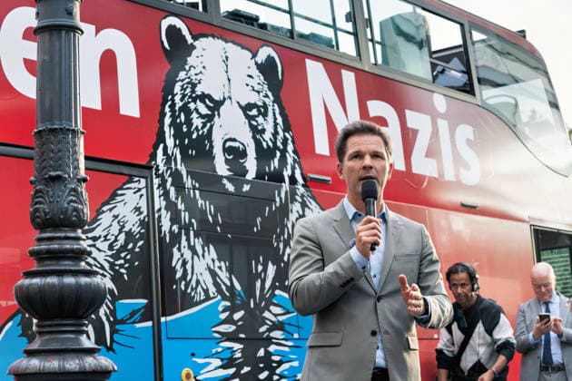 Berlin,18.09.2026, Wahlkampfabschluss der Berliner SPD mit Steffen Krach zur bevorstehenden Wahl zum Abgeordnetenhaus am 20.09.2026 am Stuttgarter Platz Wilmersdorfer Straße