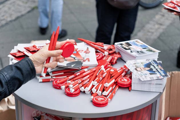 Berlin,18.09.2026, Wahlkampfabschluss der Berliner SPD mit Steffen Krach zur bevorstehenden Wahl zum Abgeordnetenhaus am 20.09.2026 am Stuttgarter Platz Wilmersdorfer Straße