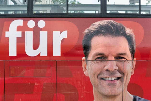 Berlin,18.09.2026, Wahlkampfabschluss der Berliner SPD mit Steffen Krach zur bevorstehenden Wahl zum Abgeordnetenhaus am 20.09.2026 am Stuttgarter Platz Wilmersdorfer Straße