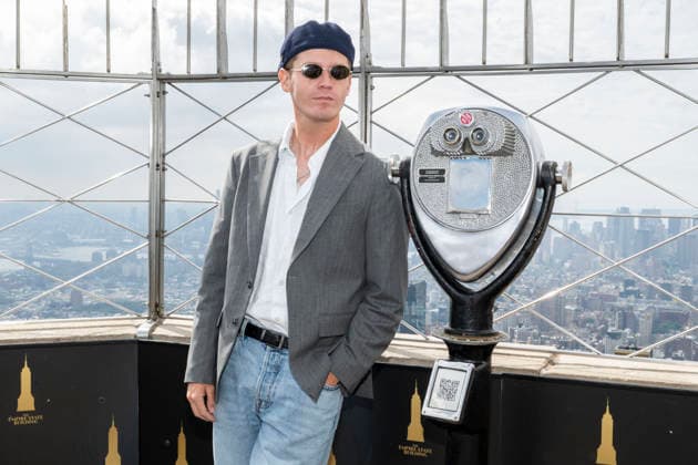 September 18, 2026, New York, New York, USA: JAMIE MILLER visits the Empire State Building in New York to celebrate his viral new single, Babydoll. 18 September 2026 New York USA  - ZUMAa265 20260918_zep_a265_014 Copyright: xEricxAcquayex