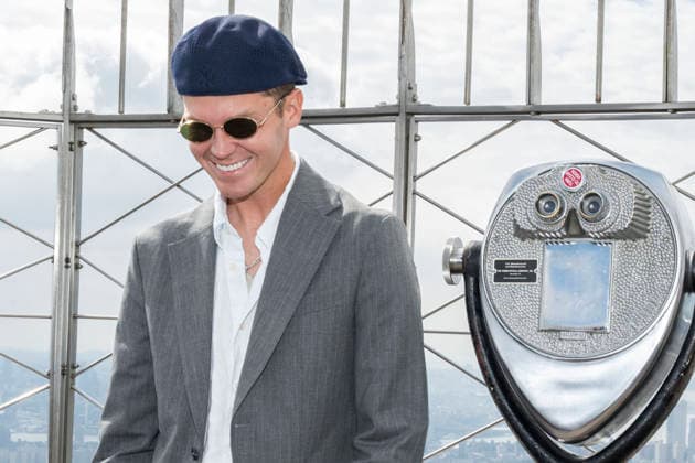 September 18, 2026, New York, New York, USA: JAMIE MILLER visits the Empire State Building in New York to celebrate his viral new single, Babydoll. 18 September 2026 New York USA  - ZUMAa265 20260918_zep_a265_020 Copyright: xEricxAcquayex