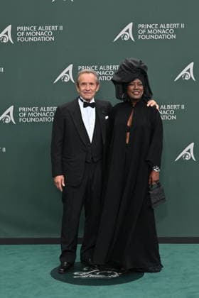 Jacky Ickx and his wife Khadja Nin at the photocall for the 20th anniversary of the Prince Albert II of Monaco Foundation at the Salle Garnier of the Monte Carlo Opera House, September 18, 2026 This exceptional event brings together numerous artists and philanthropists alongside the princely couple Bruno Bebert Bestimage Photocall for the 20th anniversary of the Prince Albert II of Monaco Foundation at the Salle Garnier of the Monte Carlo Opera, September 18, 2026 This exceptional event brings together numerous artists and philanthropists alongside the princely couple Monte Carlo, Monaco  Copyright: xBrunoxBebertx xBestimagexBrunoxBebertx xBestimagex