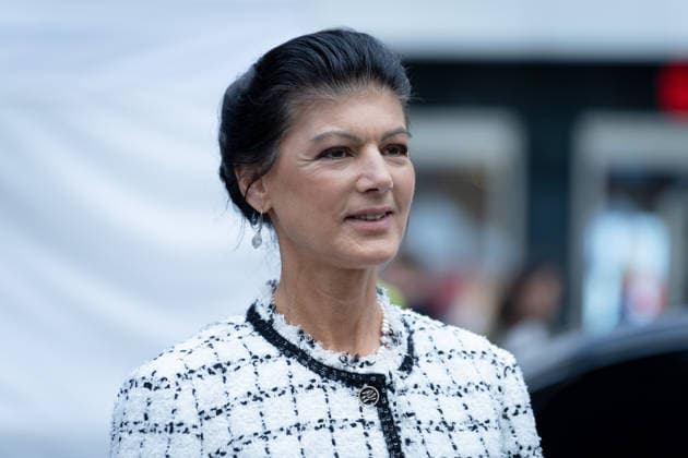 Wahlkampfabschluss, Alexanderplatz, BSW Berlin, Wahlkampfabschluss, Alexanderplatz, BSW, Bündnis Sahra Wagenknecht, Kundgebung, Sahra Wagenknecht Berlin Berlin GER