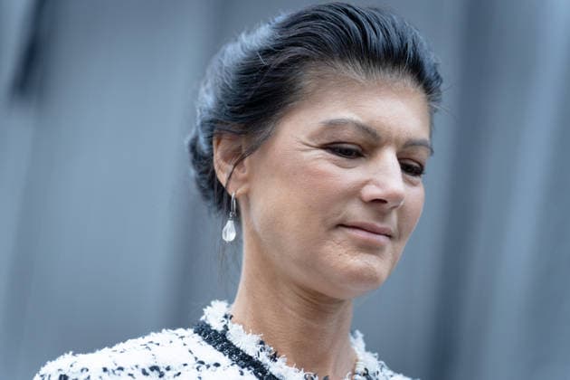 Wahlkampfabschluss, Alexanderplatz, BSW Berlin, Wahlkampfabschluss, Alexanderplatz, BSW, Bündnis Sahra Wagenknecht, Kundgebung, Sahra Wagenknecht Berlin Berlin GER