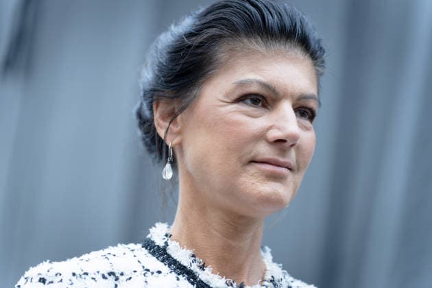 Wahlkampfabschluss, Alexanderplatz, BSW Berlin, Wahlkampfabschluss, Alexanderplatz, BSW, Bündnis Sahra Wagenknecht, Kundgebung, Sahra Wagenknecht Berlin Berlin GER