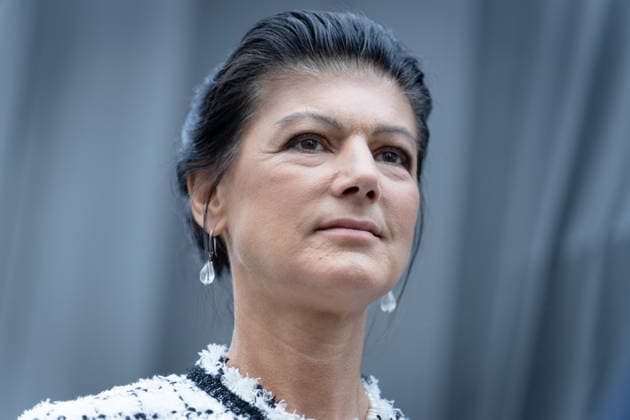 Wahlkampfabschluss, Alexanderplatz, BSW Berlin, Wahlkampfabschluss, Alexanderplatz, BSW, Bündnis Sahra Wagenknecht, Kundgebung, Sahra Wagenknecht Berlin Berlin GER