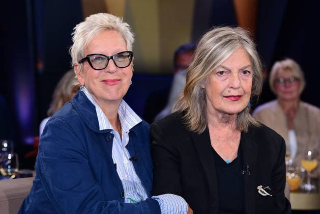 Doris Doerrie and Angela Winkler during the NDR Talk Show on September 18, 2026 at NDR Studio Lokstedt in Hamburg, Germany NDR Talk Show in Hamburg, Germany