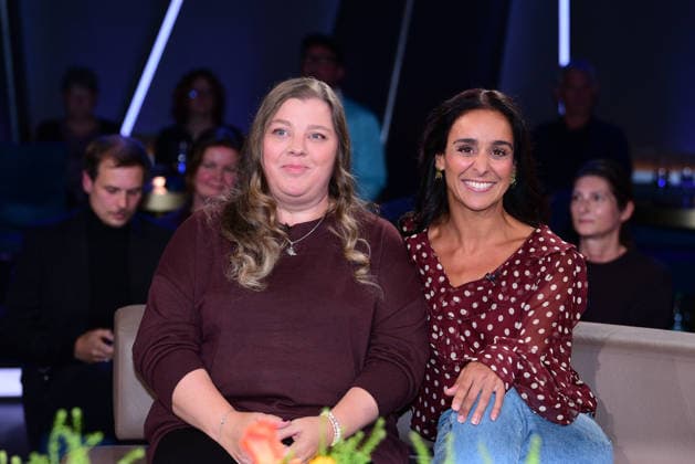 Yvonne Marquard and Melissa Ortiz Gomez during the NDR Talk Show on September 18, 2026 at NDR Studio Lokstedt in Hamburg, Germany NDR Talk Show in Hamburg, Germany