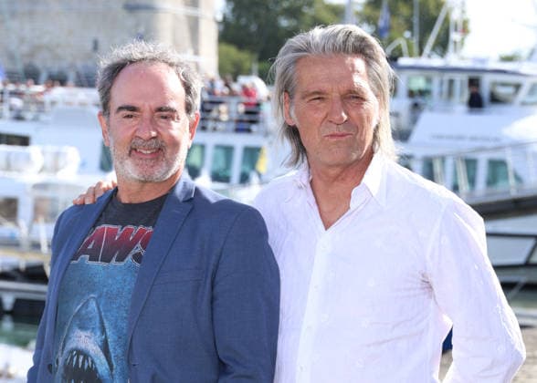 Bruno Solo and Yvan Le Bolloch at the photocall for the TV movie *Caméra Café: Opération Retraite* during the 28th La Rochelle TV Fiction Festival, September 18, 2026 Denis Guignebourg Bestimage Photocall for the TV movie *Caméra Café: Opération Retraite* at the 28th La Rochelle TV Fiction Festival on September 18, 2026, La Rochelle, France  Copyright: xDenisxGuignebourgx xBestimagexDenisxGuignebourgx xBestimagex
