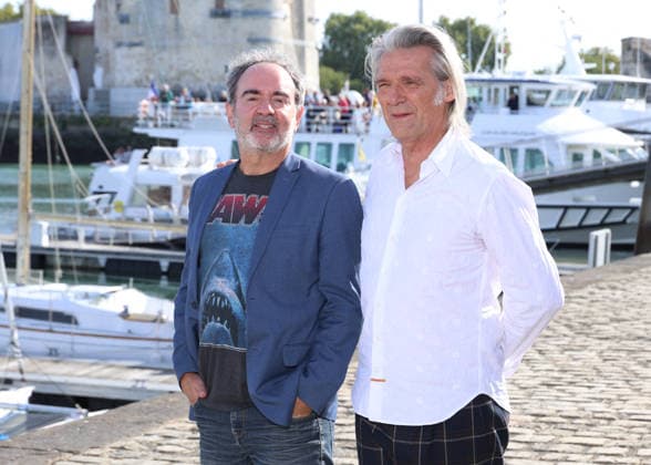 Bruno Solo and Yvan Le Bolloch at the photocall for the TV movie *Caméra Café: Opération Retraite* during the 28th La Rochelle TV Fiction Festival, September 18, 2026 Denis Guignebourg Bestimage Photocall for the TV movie *Caméra Café: Opération Retraite* at the 28th La Rochelle TV Fiction Festival on September 18, 2026, La Rochelle, France  Copyright: xDenisxGuignebourgx xBestimagexDenisxGuignebourgx xBestimagex