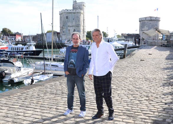 Bruno Solo and Yvan Le Bolloch at the photocall for the TV movie *Caméra Café: Opération Retraite* during the 28th La Rochelle TV Fiction Festival, September 18, 2026 Denis Guignebourg Bestimage Photocall for the TV movie *Caméra Café: Opération Retraite* at the 28th La Rochelle TV Fiction Festival on September 18, 2026, La Rochelle, France  Copyright: xDenisxGuignebourgx xBestimagexDenisxGuignebourgx xBestimagex