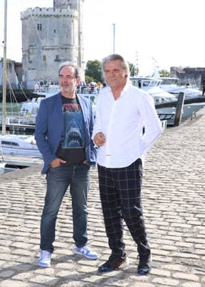 Bruno Solo and Yvan Le Bolloch at the photocall for the TV movie *Caméra Café: Opération Retraite* during the 28th La Rochelle TV Fiction Festival, September 18, 2026 Denis Guignebourg Bestimage Photocall for the TV movie *Caméra Café: Opération Retraite* at the 28th La Rochelle TV Fiction Festival on September 18, 2026, La Rochelle, France  Copyright: xDenisxGuignebourgx xBestimagexDenisxGuignebourgx xBestimagex