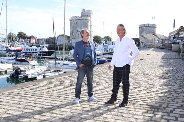 Bruno Solo and Yvan Le Bolloch at the photocall for the TV movie *Caméra Café: Opération Retraite* during the 28th La Rochelle TV Fiction Festival, September 18, 2026 Denis Guignebourg Bestimage Photocall for the TV movie *Caméra Café: Opération Retraite* at the 28th La Rochelle TV Fiction Festival on September 18, 2026, La Rochelle, France  Copyright: xDenisxGuignebourgx xBestimagexDenisxGuignebourgx xBestimagex