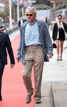 Jeremy Irons — The Mission Red Carpet at the 74th San Sebastián International Film Festival (SSIFF) at the Victoria Eugenia Theater on September 18, 2026, in San Sebastián, Spain  Copyright: xLALOxYASKYx xBESTIMAGExLALOxYASKYx xBESTIMAGEx