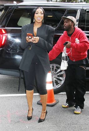 NEW YORK, NY- SEPTEMBER 18: Porscha Williams seen at CBS Mornings on September 18, 2026 in New York City. Copyright: xRWx