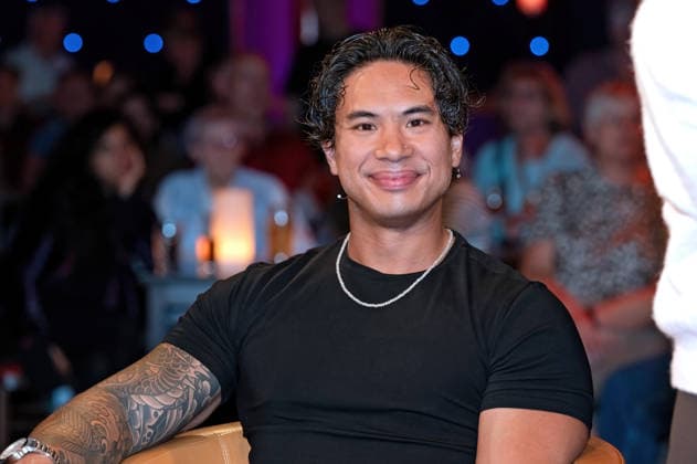 MDR - Riverboat. Comedian Tutty Tran ( Thomas To Truong Tran ) anläßlich der Aufzeichnung der MDR - Talkshow Riverboat am 18.09.2026 in der Mediacity Leipzig. 20260918ADO0010