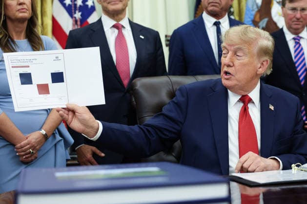 President Donald Trump announces new most favored nation pricing for some drugs in the Oval Office at the White House on September 18, 2026 in Washington, D.C. Sarah Huckabee Sanders, Dr. Mehmet Oz and Robert F. Kennedy Jr. were also in attendance. Many countries have negotiated prices for certain drugs that are significantly lower than what Americans pay for the same medication and the new deal will allow states Medicaid programs to apparently benefit from those lower prices.  WASP20260918103 SipaxUSA