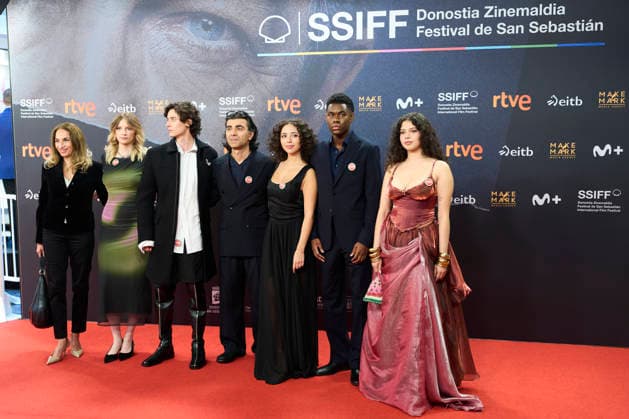 74th San Sebastian International Film Festival: Red Carpet Opening Ceremony Fatih Akin, Eren M. Güvercin, Mariam Dawoud, Carlotta von Falkenhayn, Gabriel-Winner Amorin attended Red Carpet Opening Ceremony during 74th San Sebastian International Film Festival at Kursaal Palace on September 18, 2026 in Donostia San Sebastian, Spain Photo by IMAGO MPG Donostia San Sebastian Kursaal Palace Euskadi Spain  Copyright: xMPGx