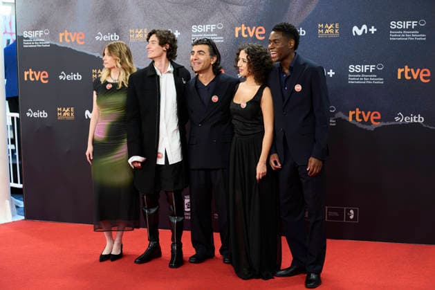 74th San Sebastian International Film Festival: Red Carpet Opening Ceremony Fatih Akin, Eren M. Güvercin, Mariam Dawoud, Carlotta von Falkenhayn, Gabriel-Winner Amorin attended Red Carpet Opening Ceremony during 74th San Sebastian International Film Festival at Kursaal Palace on September 18, 2026 in Donostia San Sebastian, Spain Photo by IMAGO MPG Donostia San Sebastian Kursaal Palace Euskadi Spain  Copyright: xMPGx