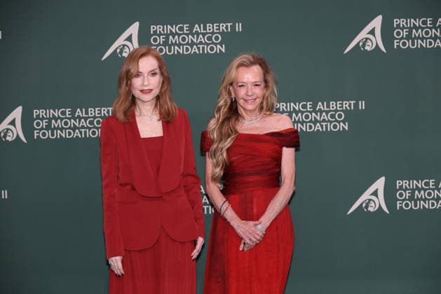 20th Anniversary Gala Of the Prince Albert II of Monaco Foundation - Photocall Isabelle Huppert and Caroline Scheufele attending the Gala to 20th anniversary of Prince Albert II of Monaco Foundation at the Opera of Monte-Carlo, Monaco, on September 18, 2026. Photo by Jean-Charles Vinaj ABACAPRESS.COM Monaco  Copyright: xVinajxJean-Charles ABACAx