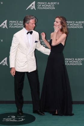 20th Anniversary Gala Of the Prince Albert II of Monaco Foundation - Photocall Gregorio Marsiaj and Eva Herzigova attending the Gala to 20th anniversary of Prince Albert II of Monaco Foundation at the Opera of Monte-Carlo, Monaco, on September 18, 2026. Photo by Jean-Charles Vinaj ABACAPRESS.COM Monaco  Copyright: xVinajxJean-Charles ABACAx