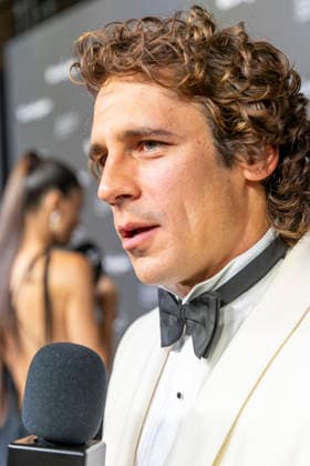 September 18, 2026, Madrid, Madrid, Spain: Spanish actor MARTINO RIVAS speaks to the press during the closing party for MBFW Madrid at the Reina SofoÂ­a Museum on September 18, 2026, in Madrid, Spain. Madrid Spain  - ZUMAc312 20260918_zsp_c312_014 Copyright: xOscarxManuelxSanchezx