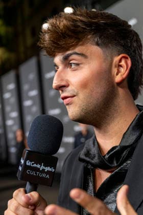 September 18, 2026, Madrid, Madrid, Spain: JUANJO BONA speaks to the press during the closing party for MBFW Madrid at the Reina SofoÂ­a Museum on September 18, 2026, in Madrid, Spain. Madrid Spain  - ZUMAc312 20260918_zsp_c312_121 Copyright: xOscarxManuelxSanchezx